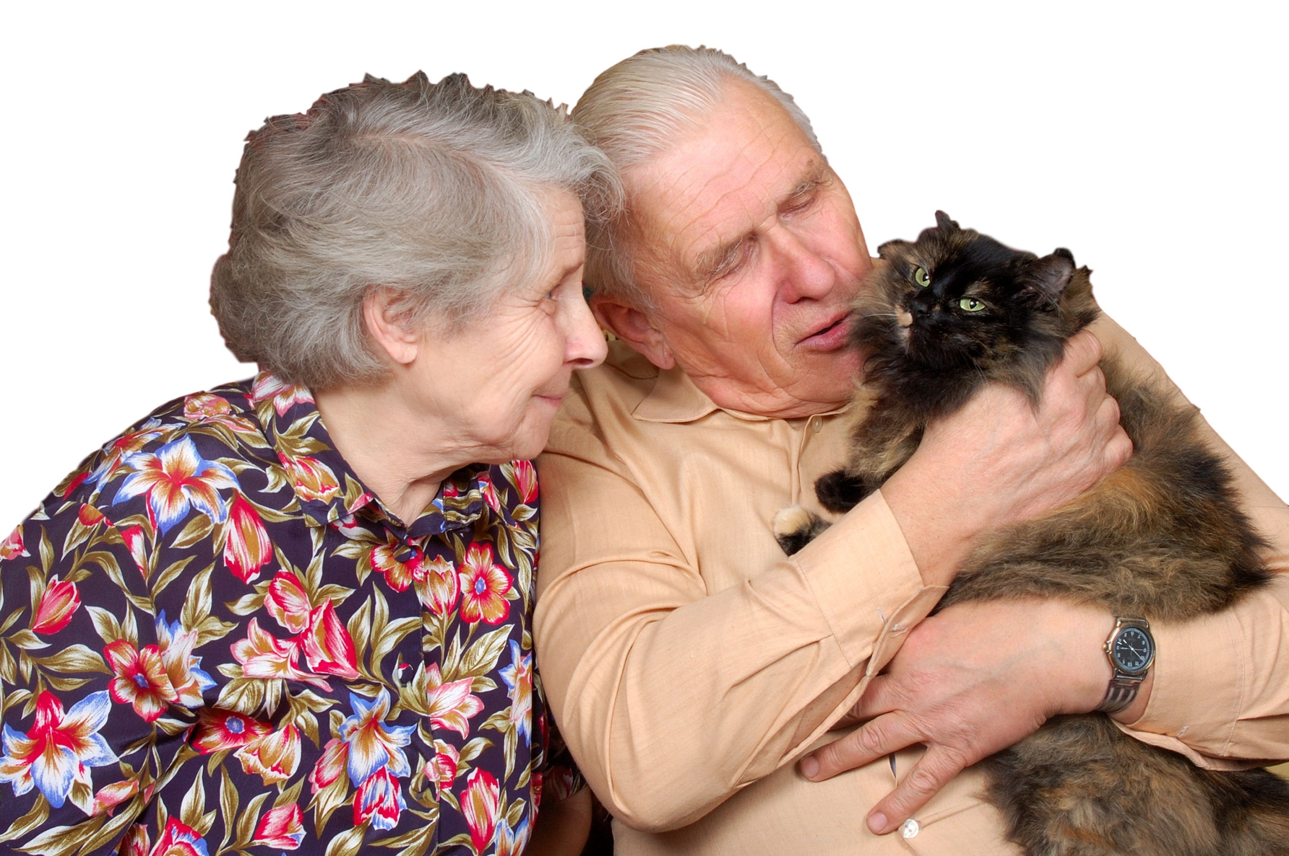 Senior Woman With Senior Dog