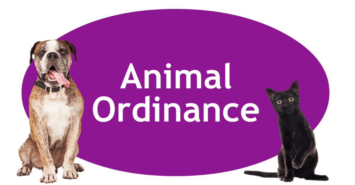 Animal Ordinance Page Banner