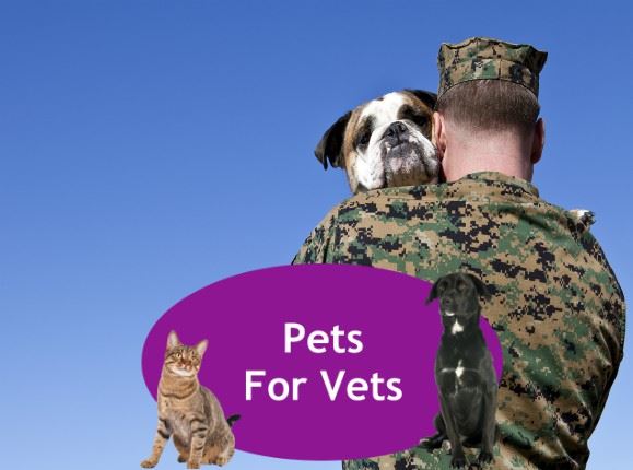 CLICK HERE for more information about our Pets For Vets Adoption Program 