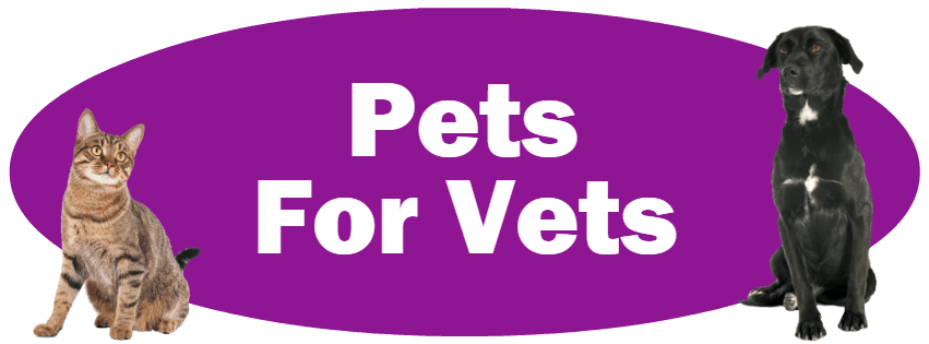 CLICK HERE for more information about our Pets For Vets Adoption Program 